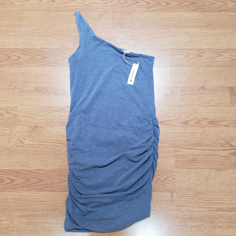 NWT Sundry One Shoulder Dress